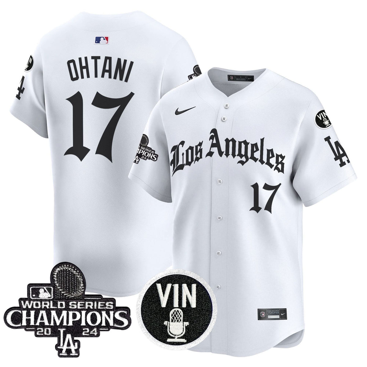 LAD 2025 LA Gothic Style Vapor Premier Limited Jersey - Stitched