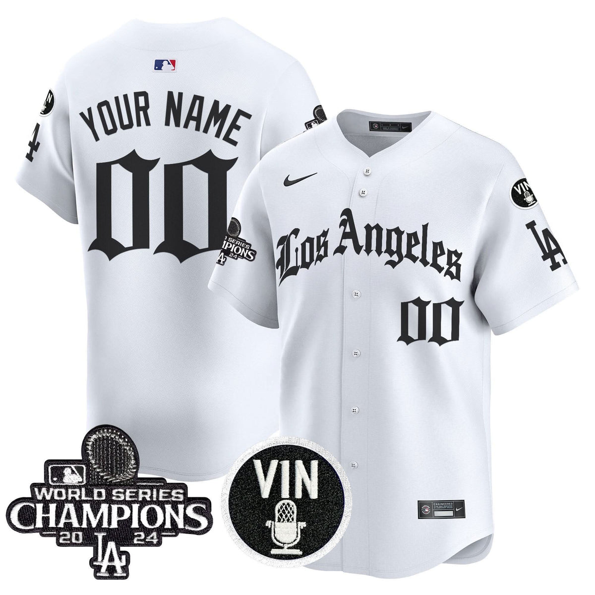 LAD 2025 LA Gothic Style Vapor Premier Limited Custom Jersey - Stitched
