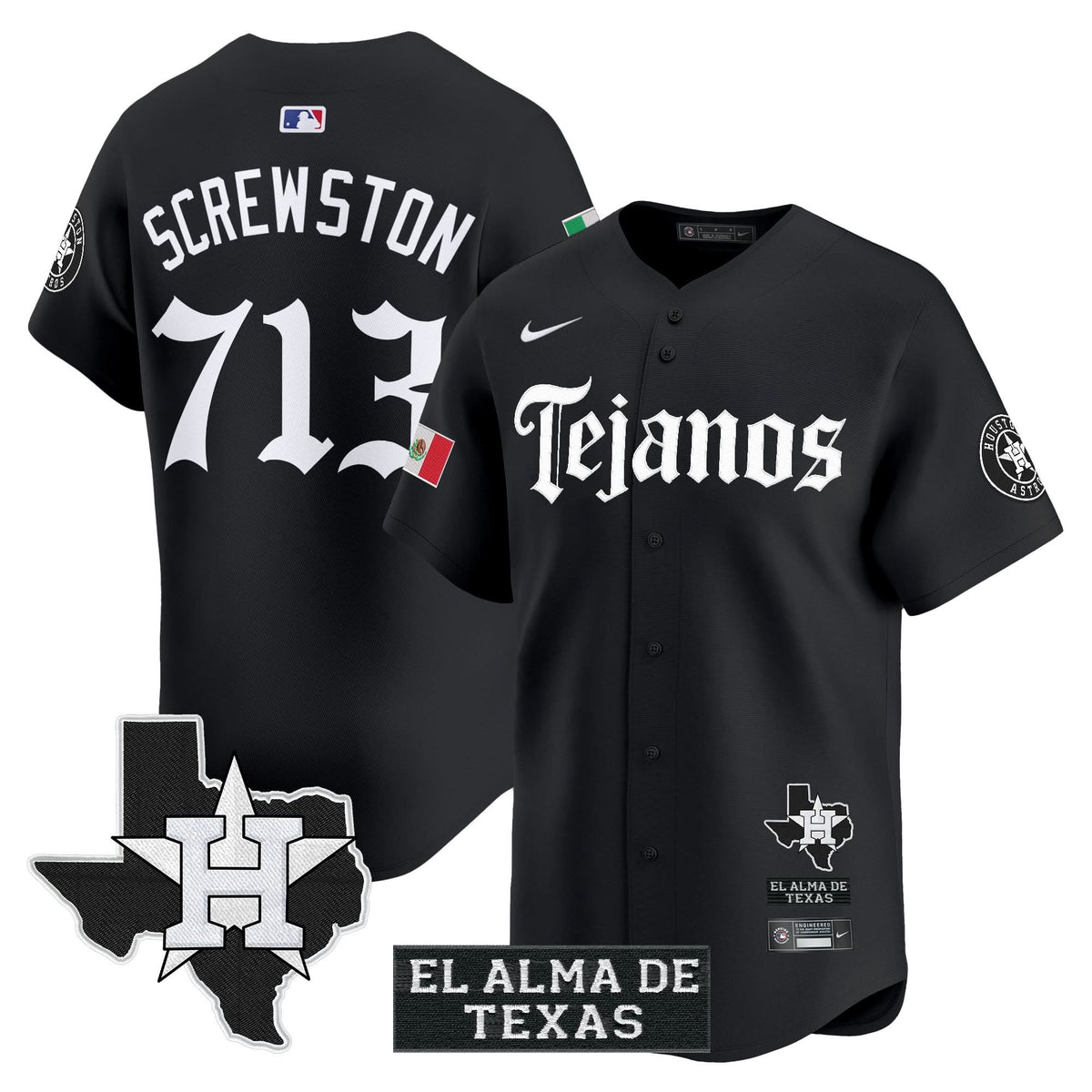 HA Mexico Tejano Barrio Style Vapor Premier Limited Jersey - Stitched