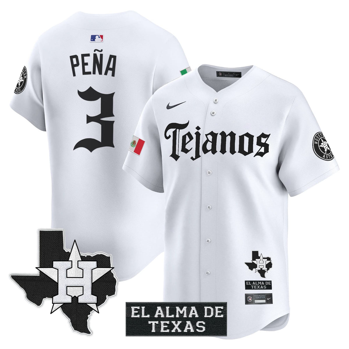 HA Mexico Tejano Barrio Style Vapor Premier Limited Jersey - Stitched