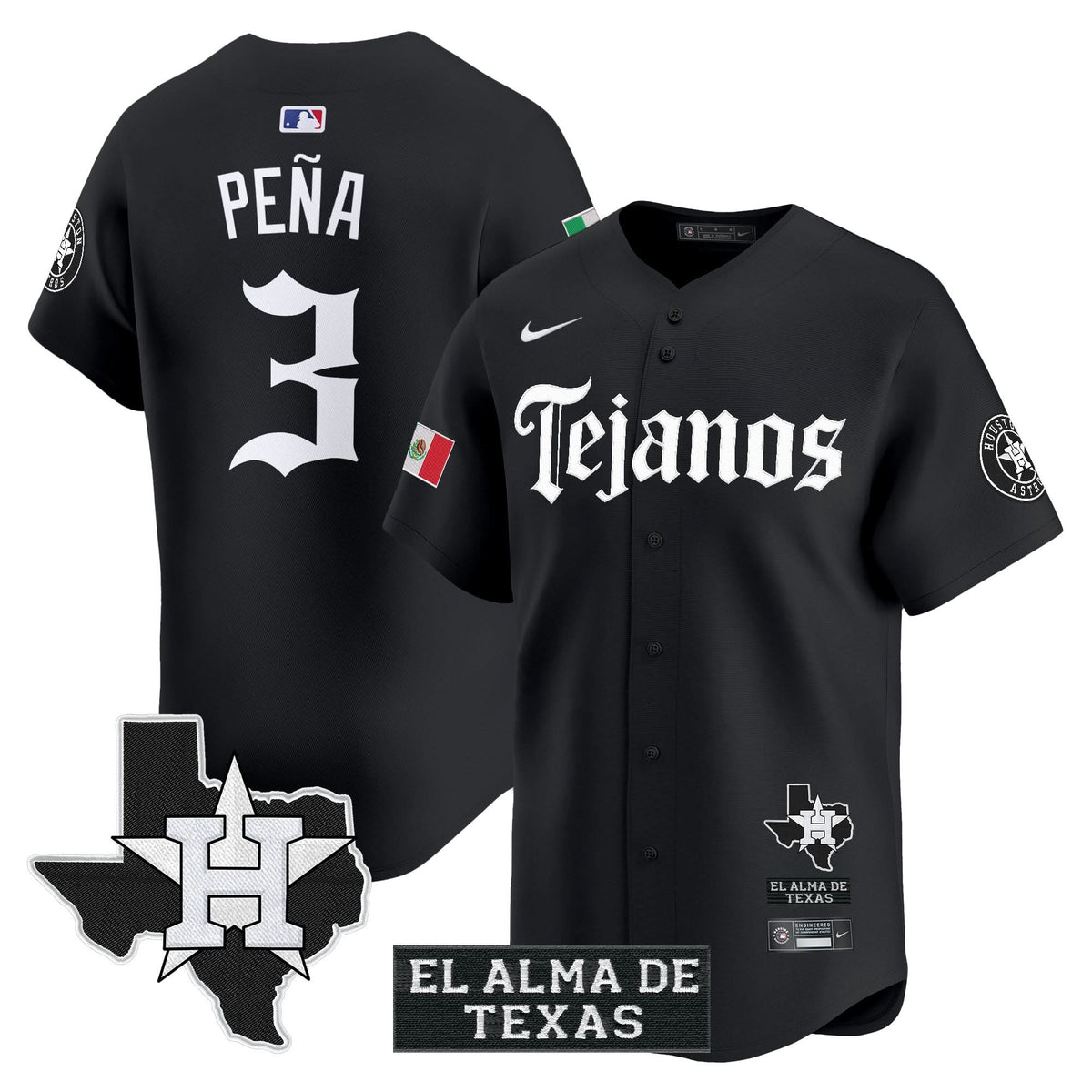HA Mexico Tejano Barrio Style Vapor Premier Limited Jersey - Stitched