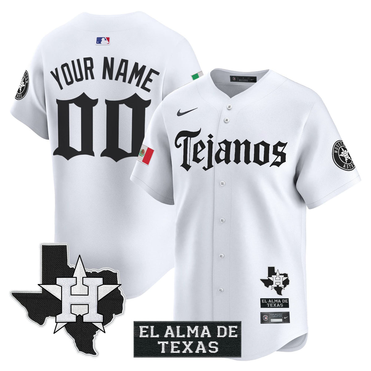 HA Mexico Tejano Barrio Style Vapor Premier Limited Custom Jersey - Stitched