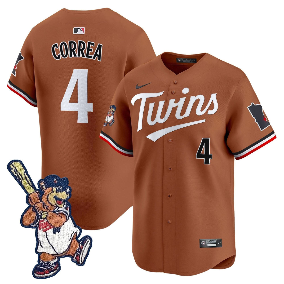 MT T.C. Bear Patch Vapor Premier Limited Jersey - Stitched