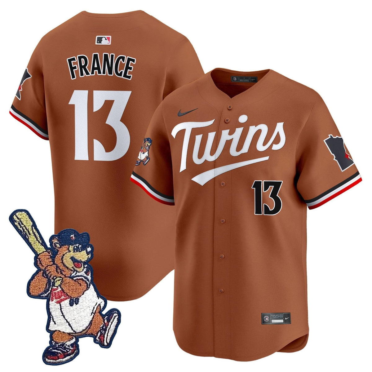 MT T.C. Bear Patch Vapor Premier Limited Jersey - Stitched