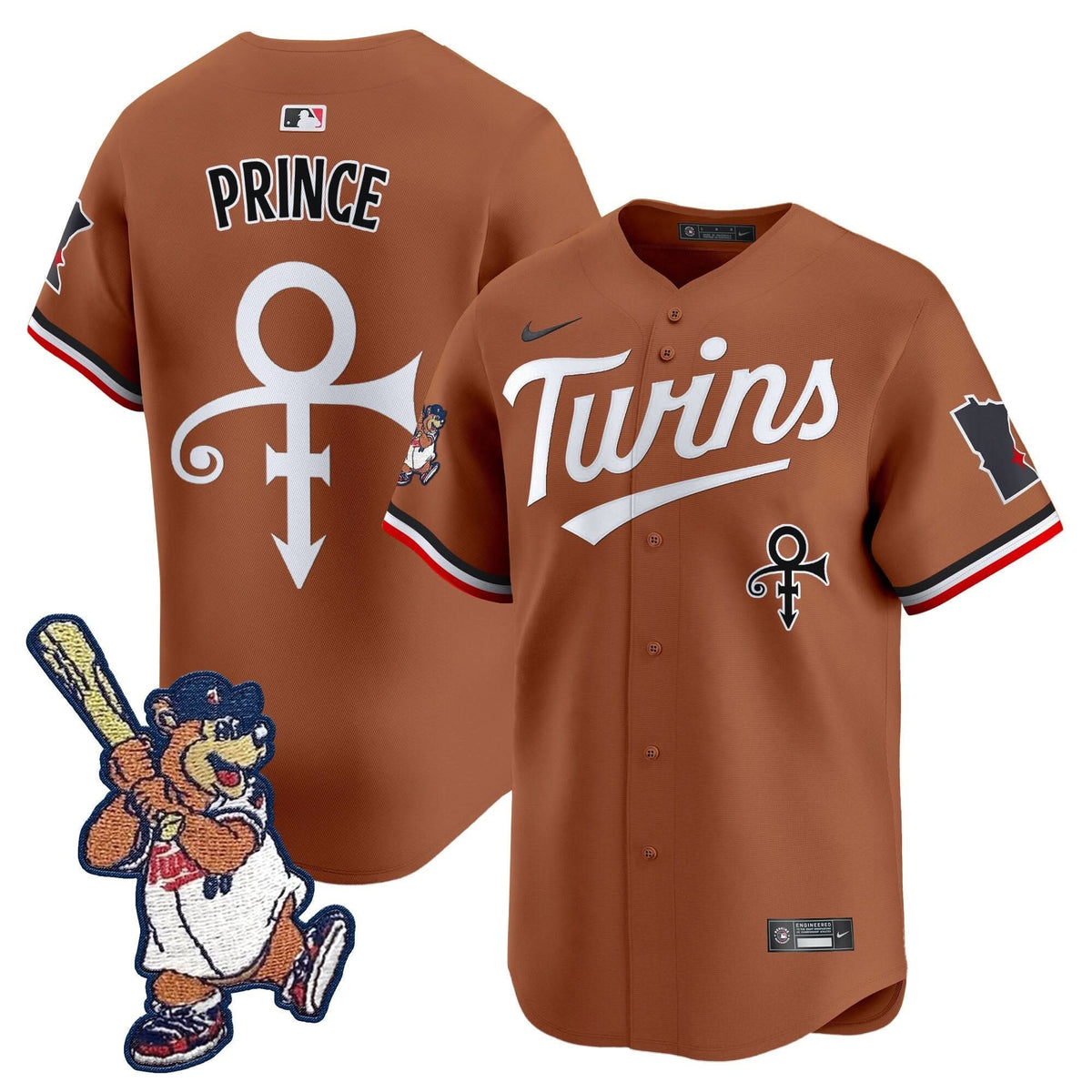 MT T.C. Bear Patch Vapor Premier Limited Jersey - Stitched