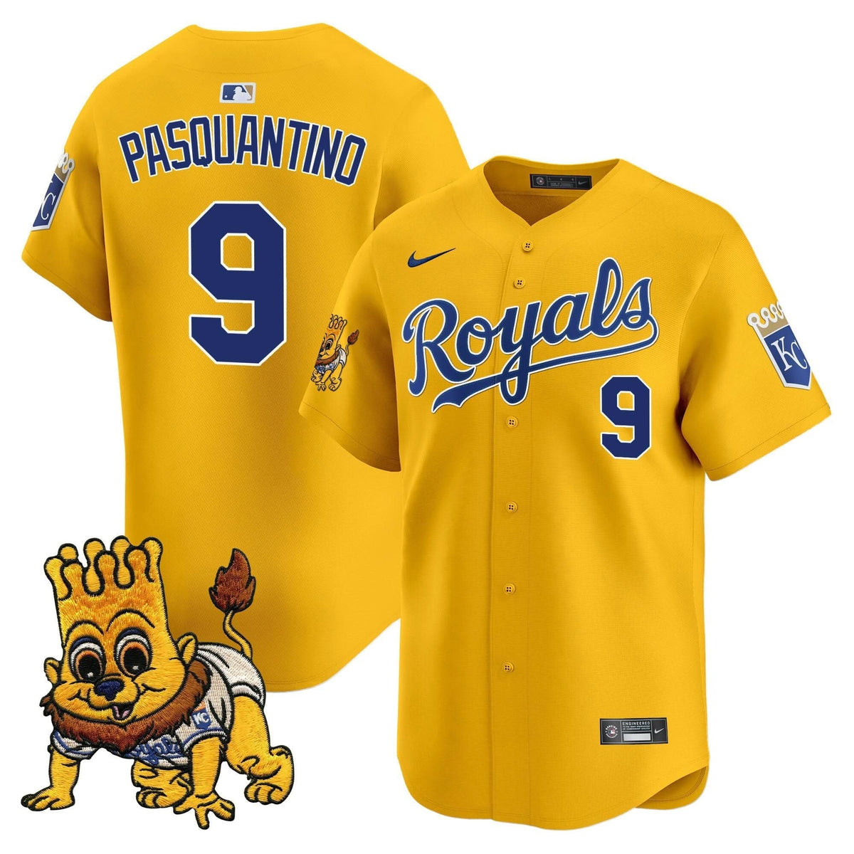 KCR Sluggerrr Patch Vapor Premier Limited Jersey - Stitched