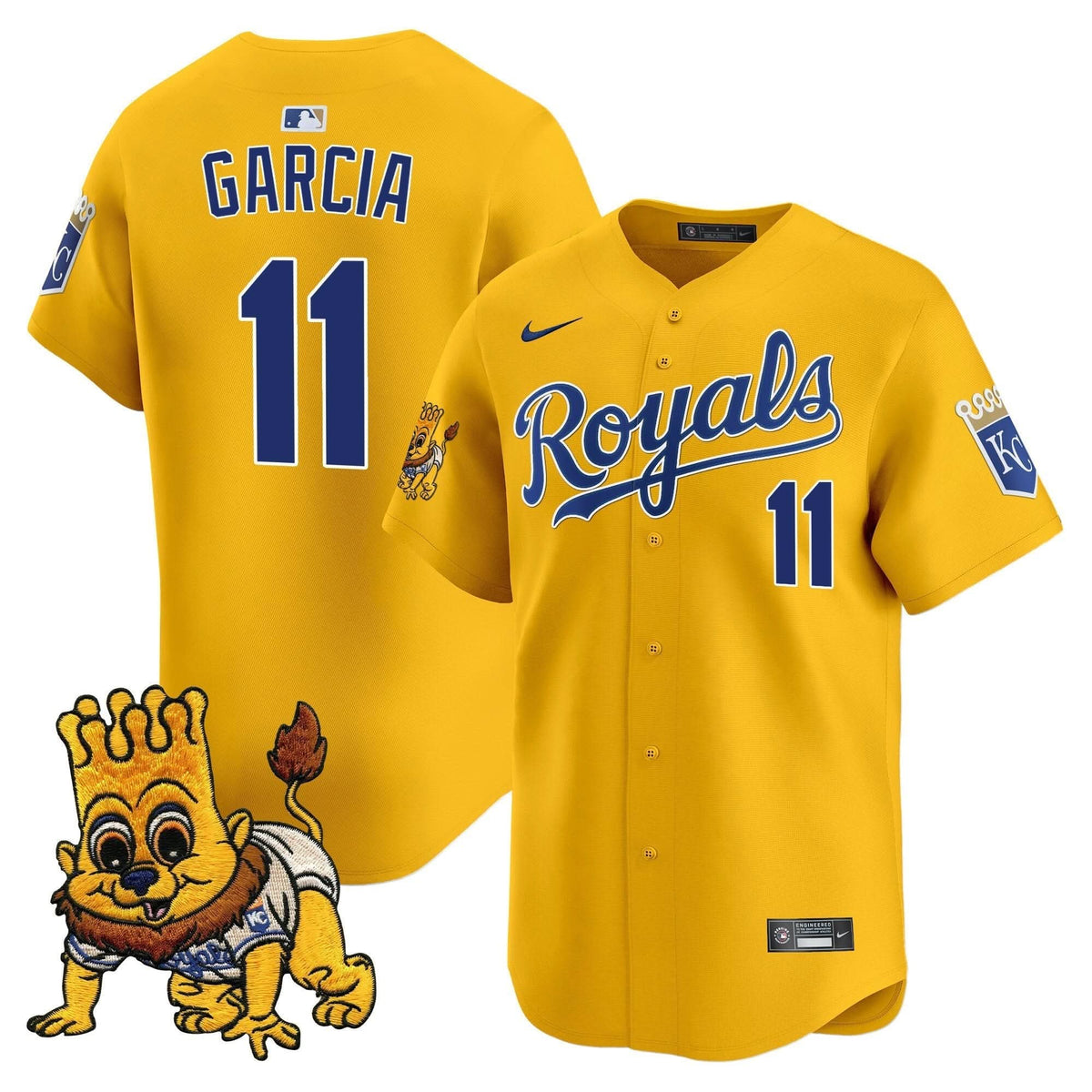 KCR Sluggerrr Patch Vapor Premier Limited Jersey - Stitched