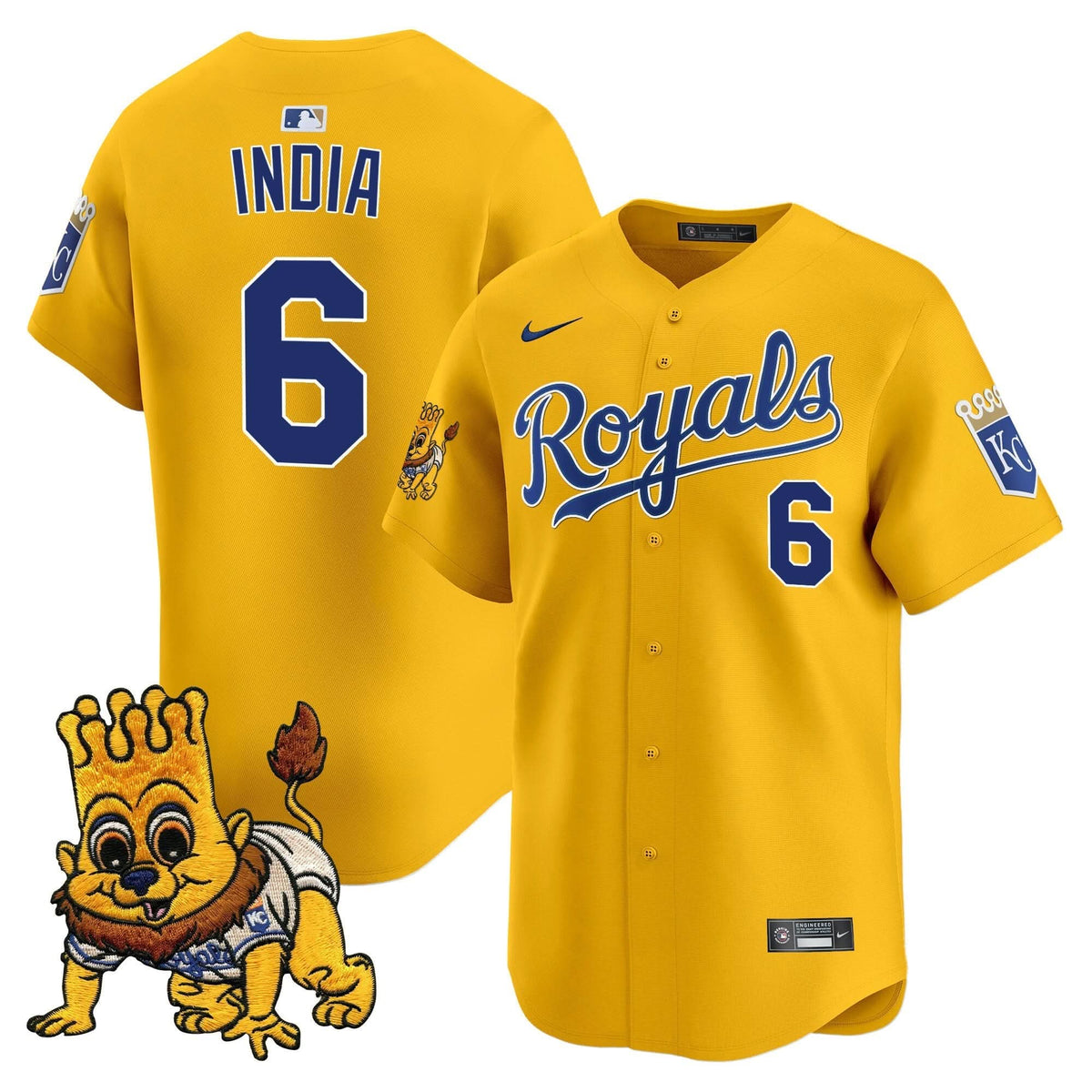 KCR Sluggerrr Patch Vapor Premier Limited Jersey - Stitched
