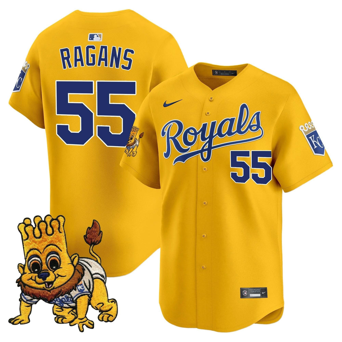KCR Sluggerrr Patch Vapor Premier Limited Jersey - Stitched