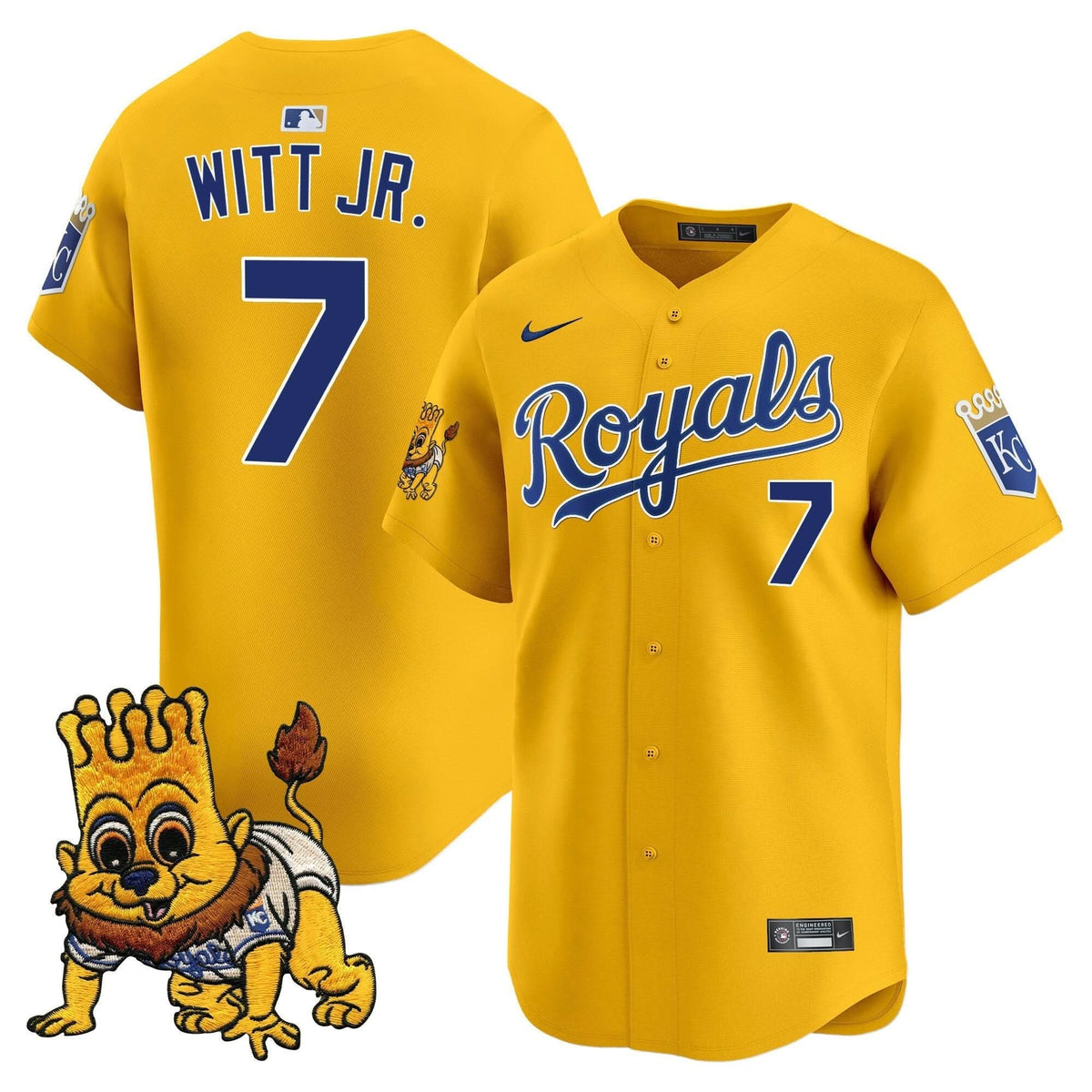 KCR Sluggerrr Patch Vapor Premier Limited Jersey - Stitched