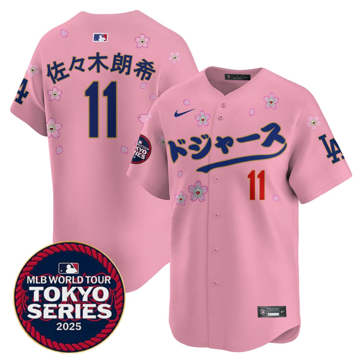 LAD Tokyo Series 2025 Vapor Limited Jersey N6 - Stitched