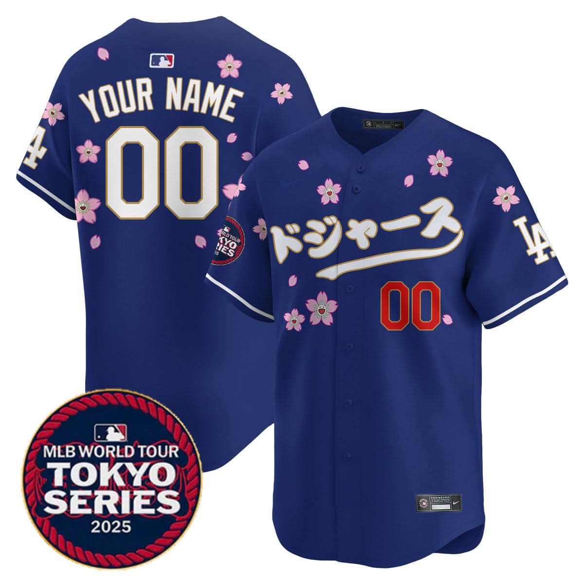 Custom LAD Tokyo Series 2025 Vapor Limited Jersey N6 - Stitched