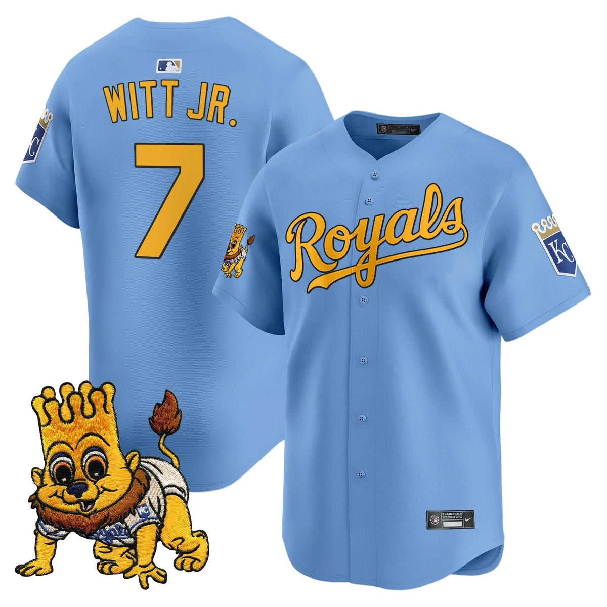 KCR Sluggerrr Patch Vapor Premier Limited Jersey - Stitched