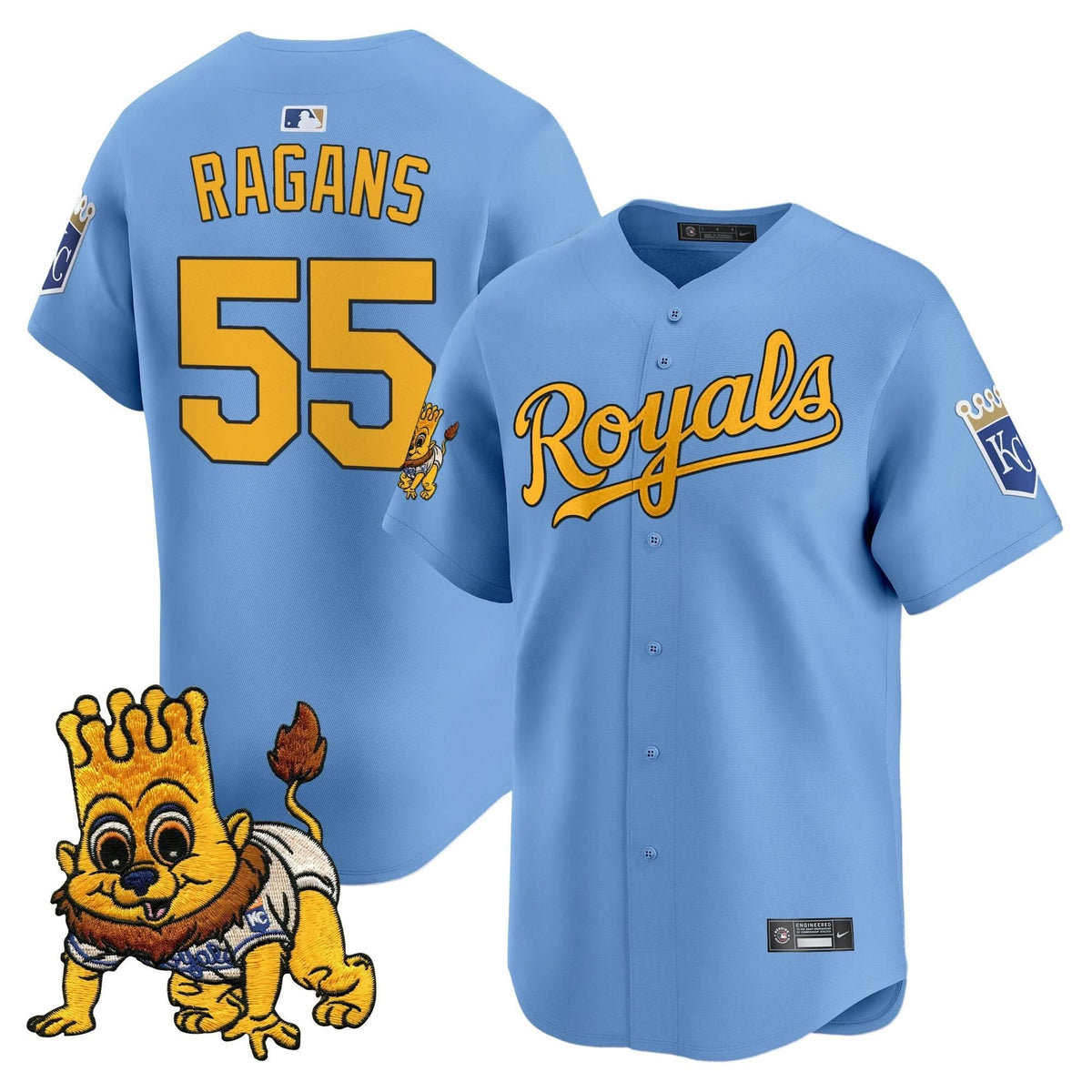 KCR Sluggerrr Patch Vapor Premier Limited Jersey - Stitched
