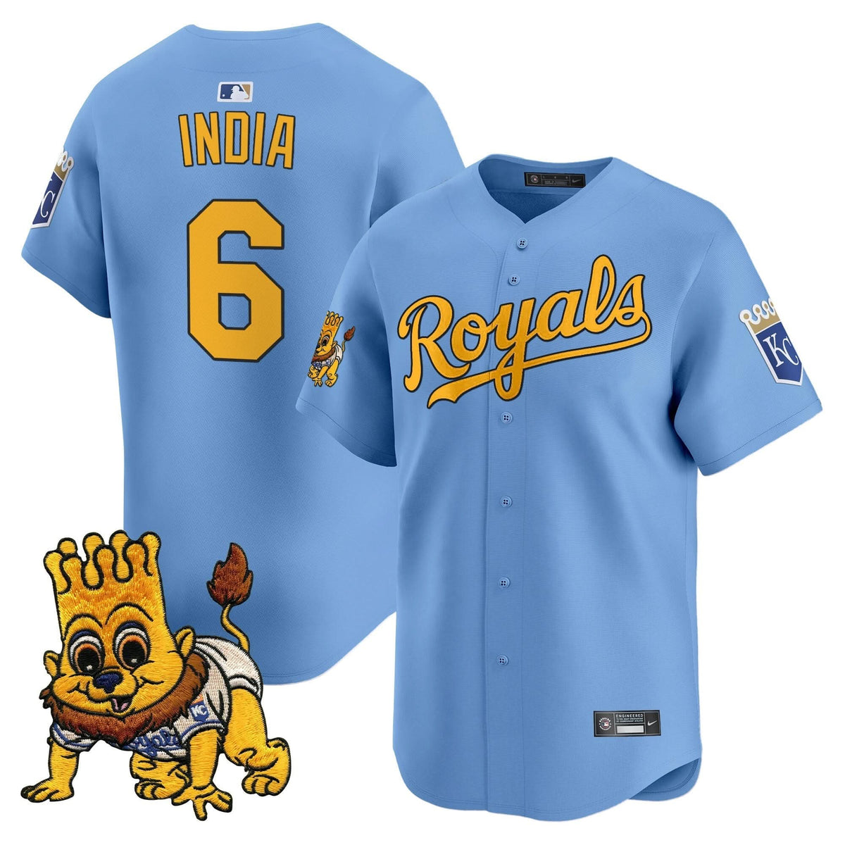 KCR Sluggerrr Patch Vapor Premier Limited Jersey - Stitched