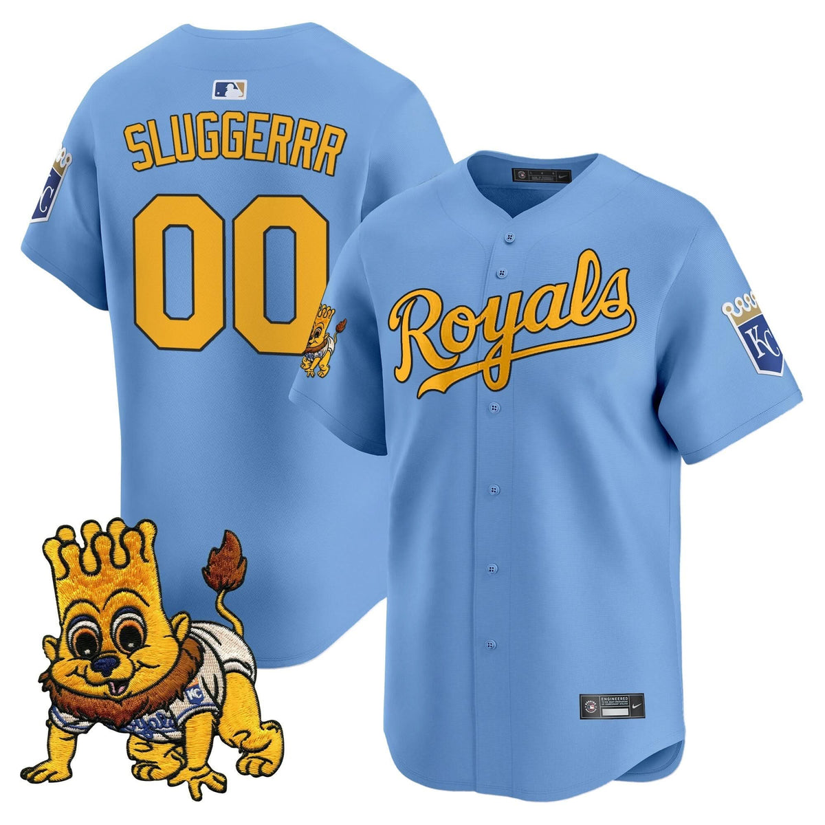 KCR Sluggerrr Patch Vapor Premier Limited Jersey - Stitched
