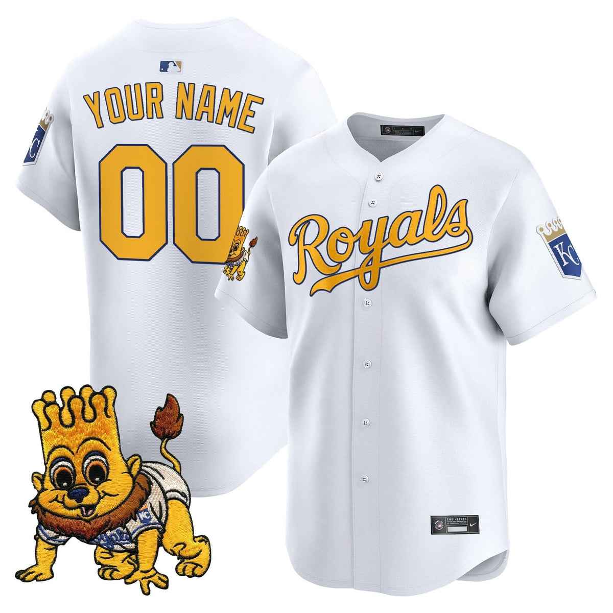 KCR Sluggerrr Patch Vapor Premier Limited Custom Jersey - Stitched