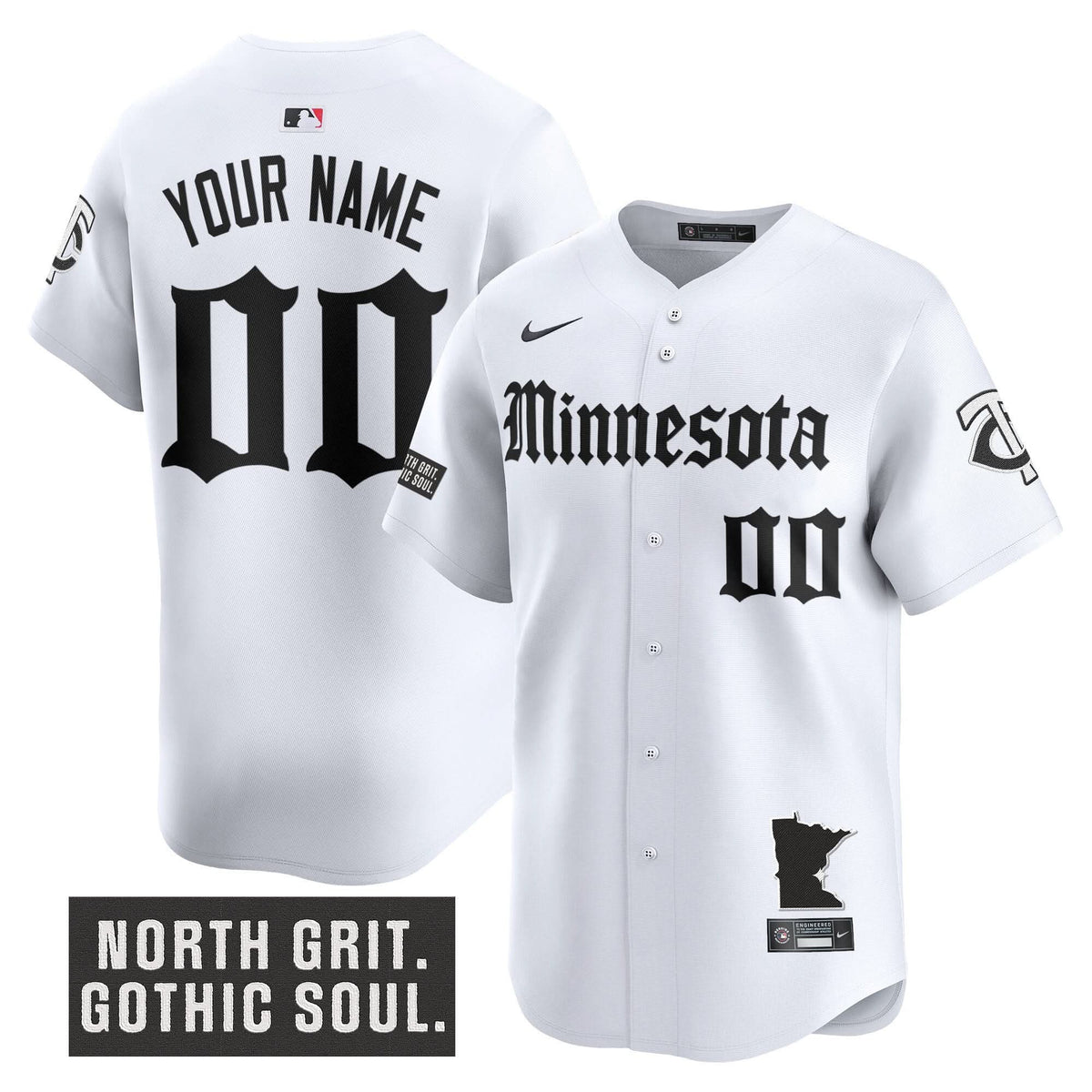 MT 'Gothic North Edition' Vapor Premier Limited Custom Jersey - Stitched