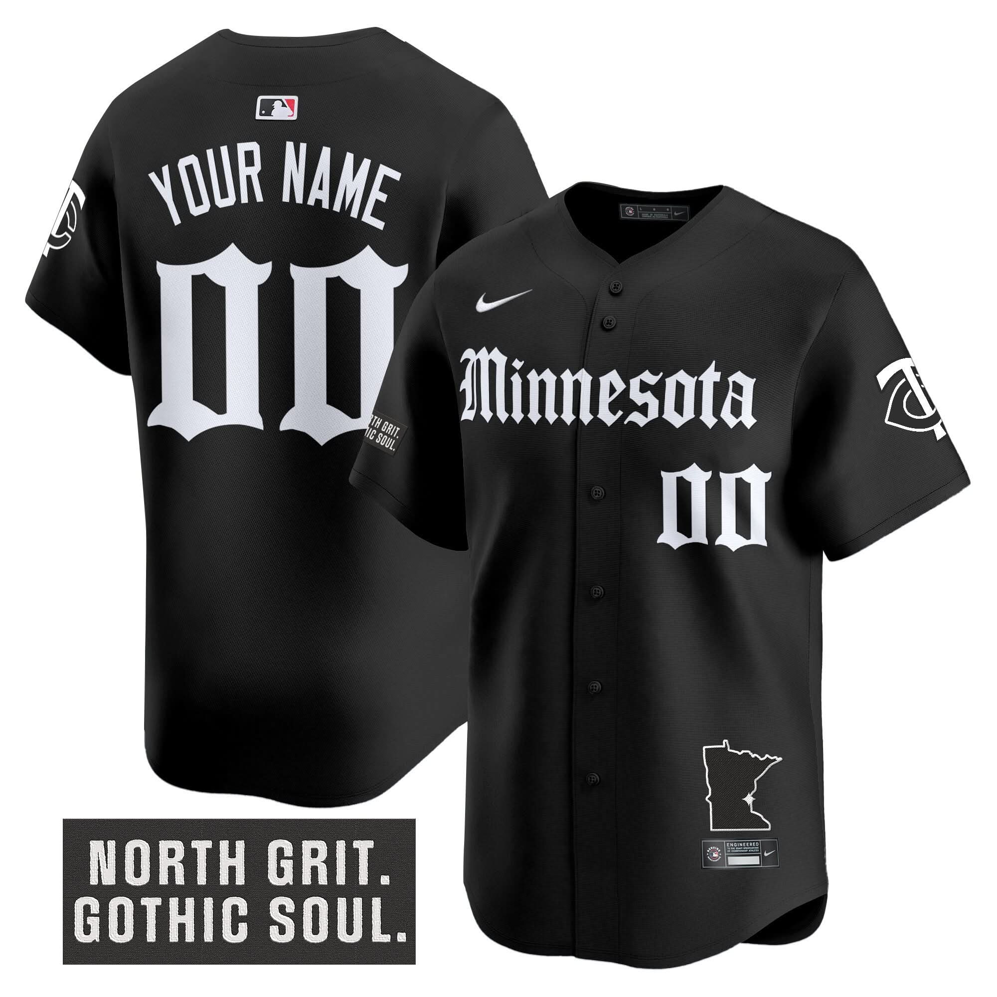 MT 'Gothic North Edition' Vapor Premier Limited Custom Jersey - Stitched