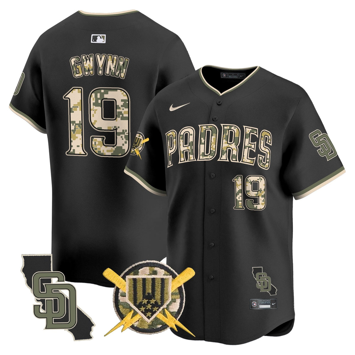 SD Armed Forces Day Vapor Premier Limited Jersey - Stitched
