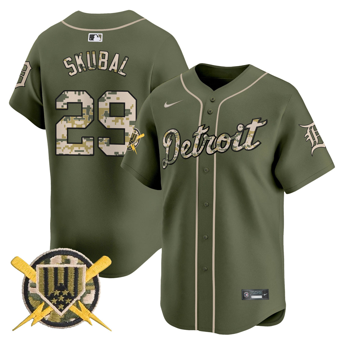 DET Armed Forces Day Vapor Premier Limited Jersey - Stitched