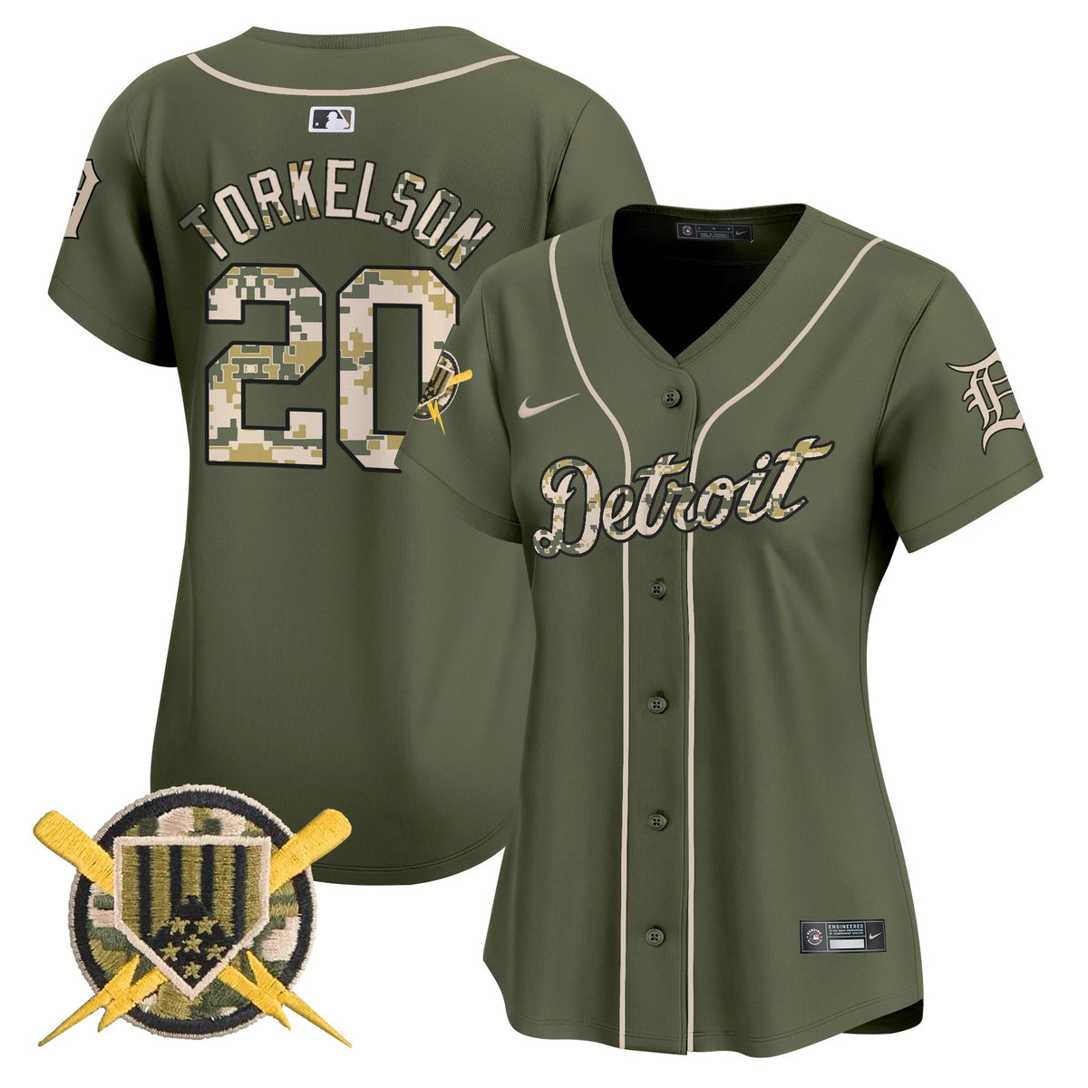 DET Armed Forces Day Vapor Premier Limited Jersey - Stitched