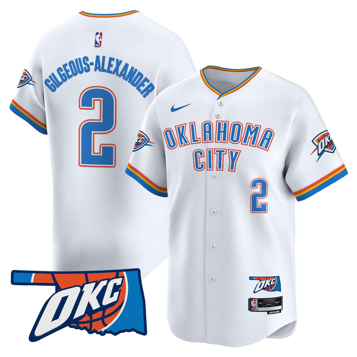 OKC Vapor Baseball Jersey - Stitched