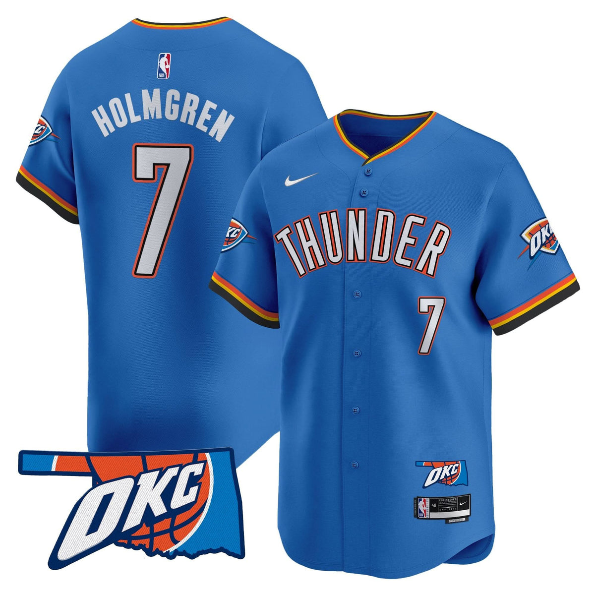 OKC Vapor Baseball Jersey - Stitched
