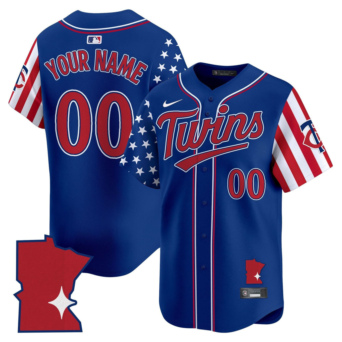 MT 2025 Independence Day Vapor Premier Limited Custom Jersey - Stitched