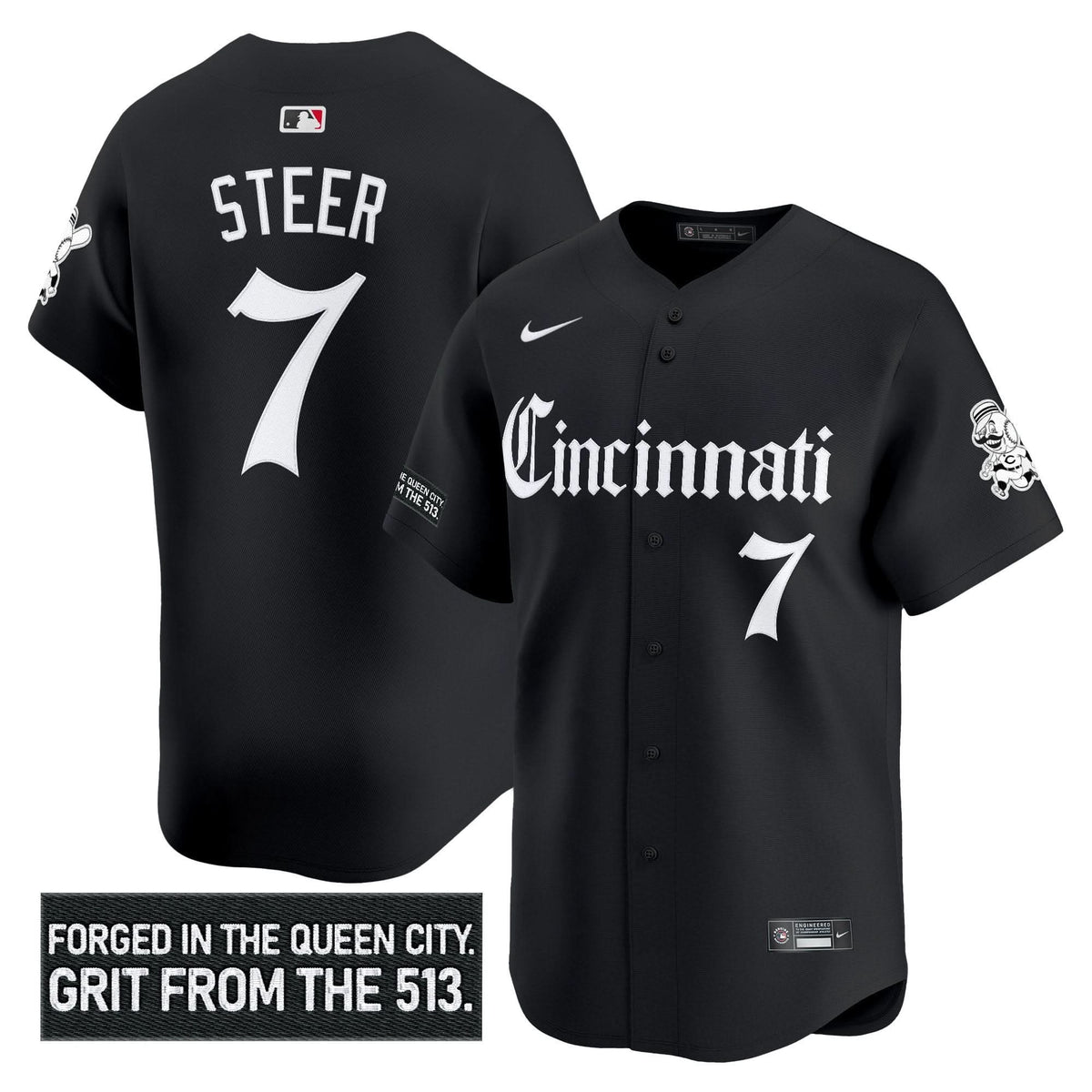 CR 'Gothic Queen City Edition' Vapor Premier Limited Jersey - Stitched