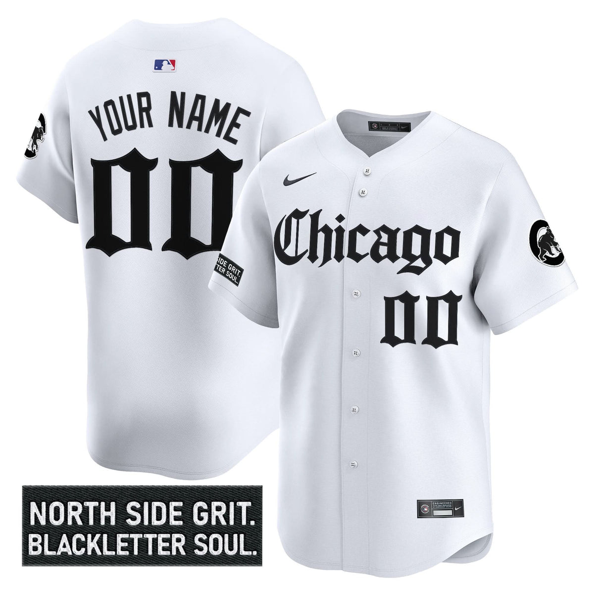CC 'Gothic North Side Edition' Vapor Premier Limited Custom Jersey V2 - Stitched