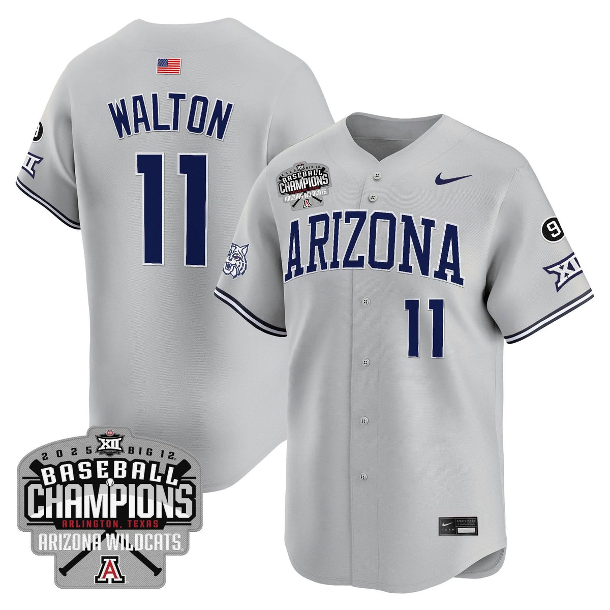 ARIZ 2025 Big 12 Champions Vapor Premier Limited Jersey