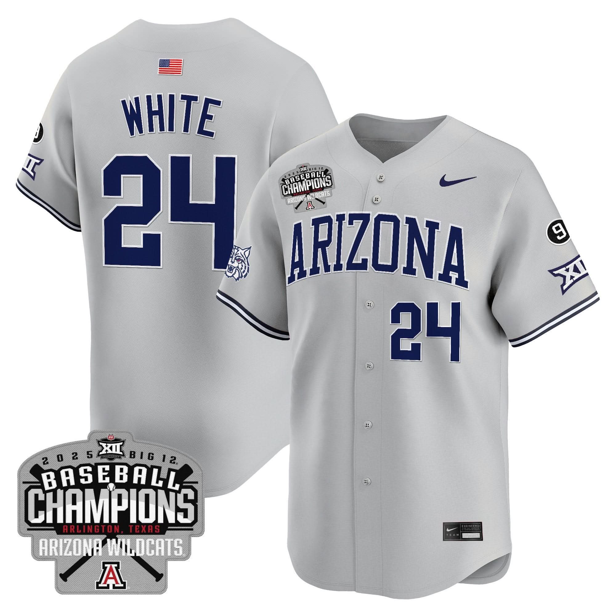 ARIZ 2025 Big 12 Champions Vapor Premier Limited Jersey