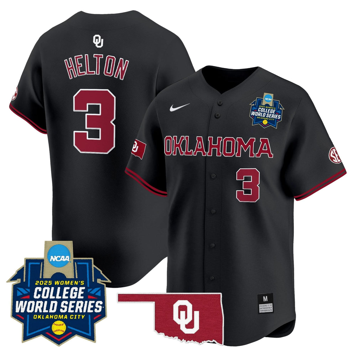OS Softball 2025 World Series (WCWS) Vapor Premier Limited Jersey - Stitched