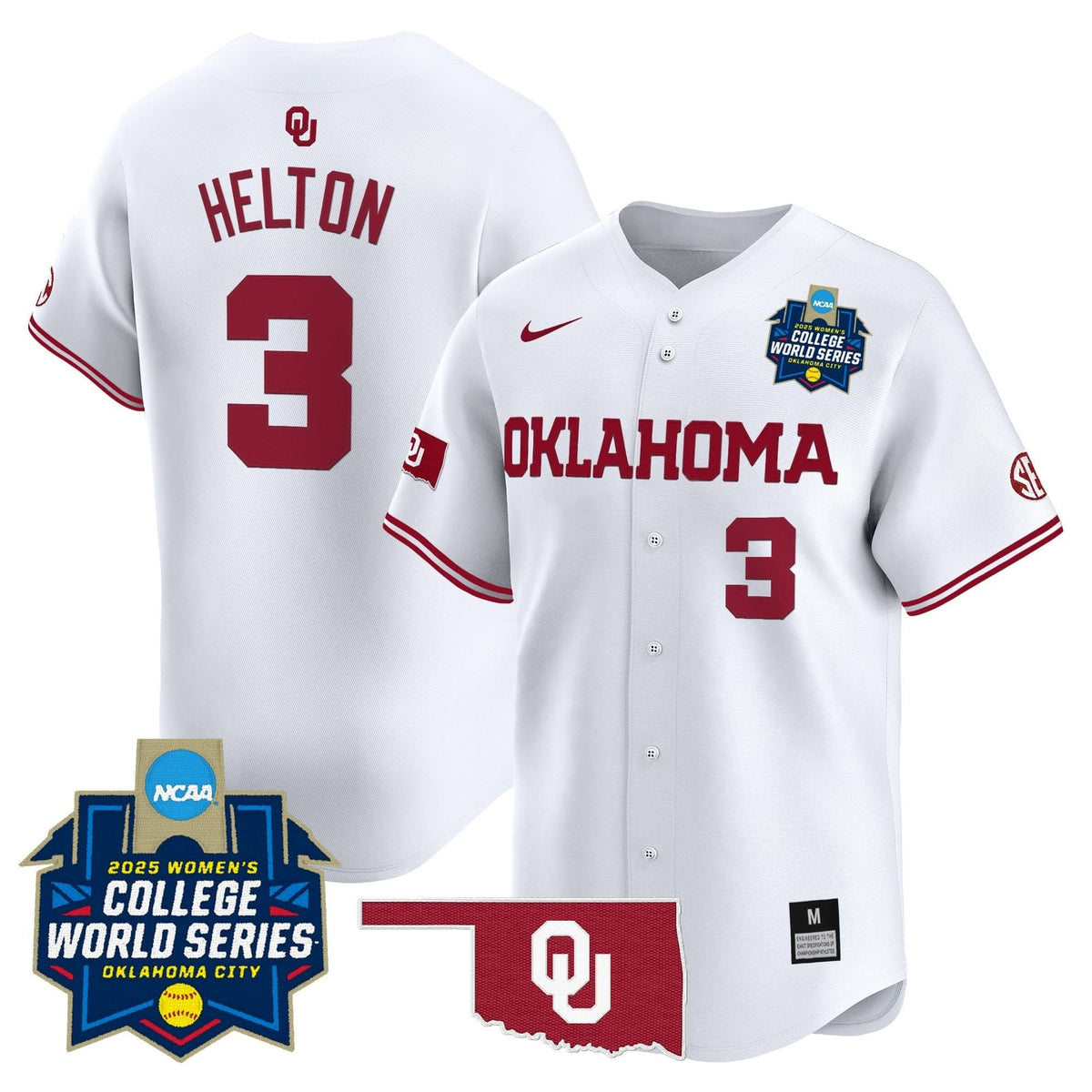 OS Softball 2025 World Series (WCWS) Vapor Premier Limited Jersey - Stitched
