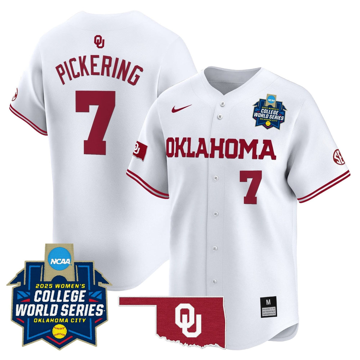 OS Softball 2025 World Series (WCWS) Vapor Premier Limited Jersey - Stitched