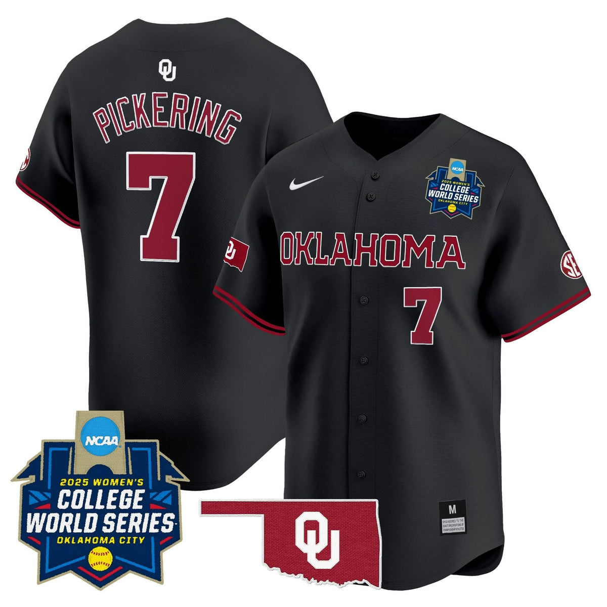 OS Softball 2025 World Series (WCWS) Vapor Premier Limited Jersey - Stitched