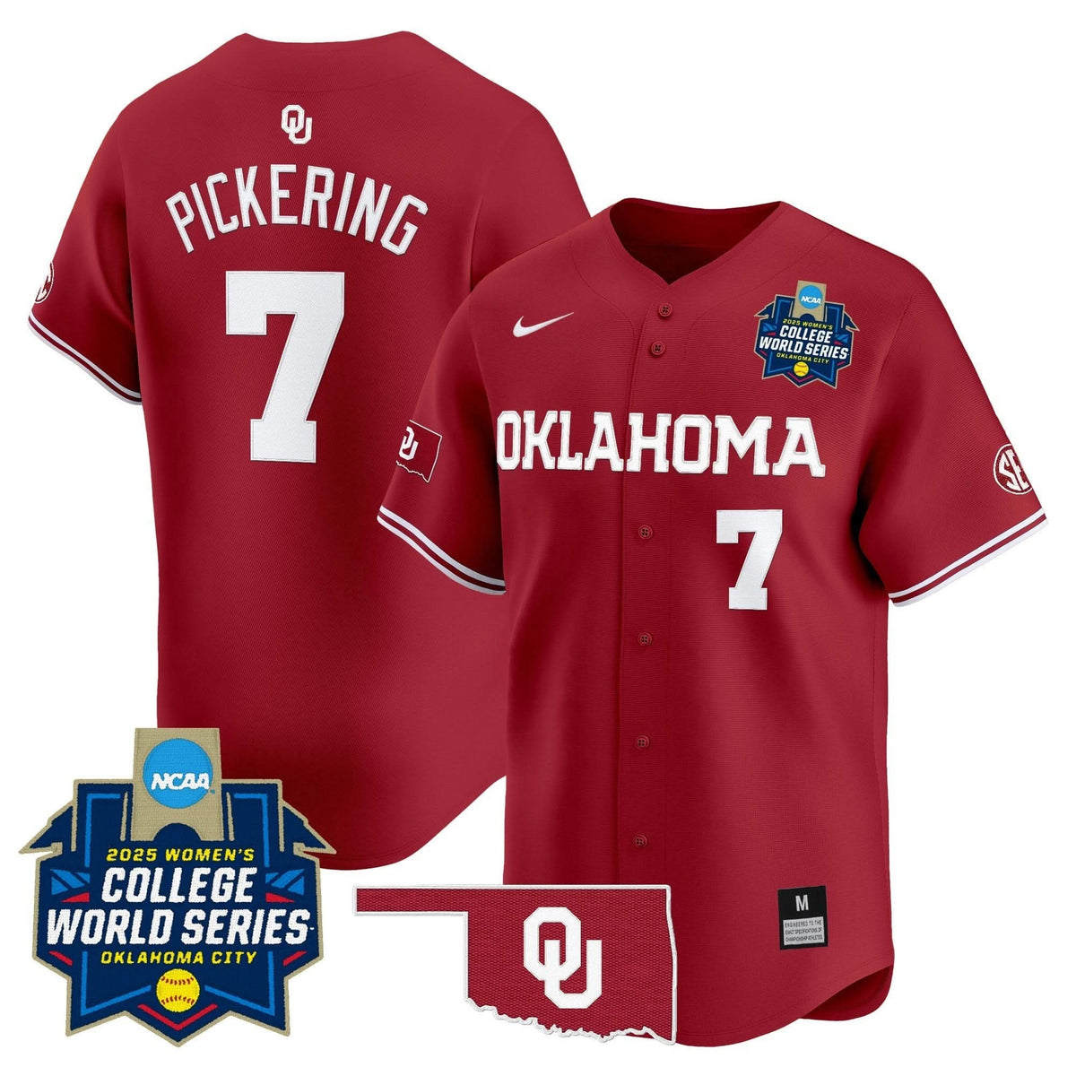 OS Softball 2025 World Series (WCWS) Vapor Premier Limited Jersey - Stitched