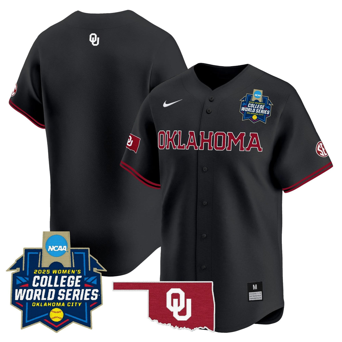 OS Softball 2025 World Series (WCWS) Vapor Premier Limited Jersey - Stitched