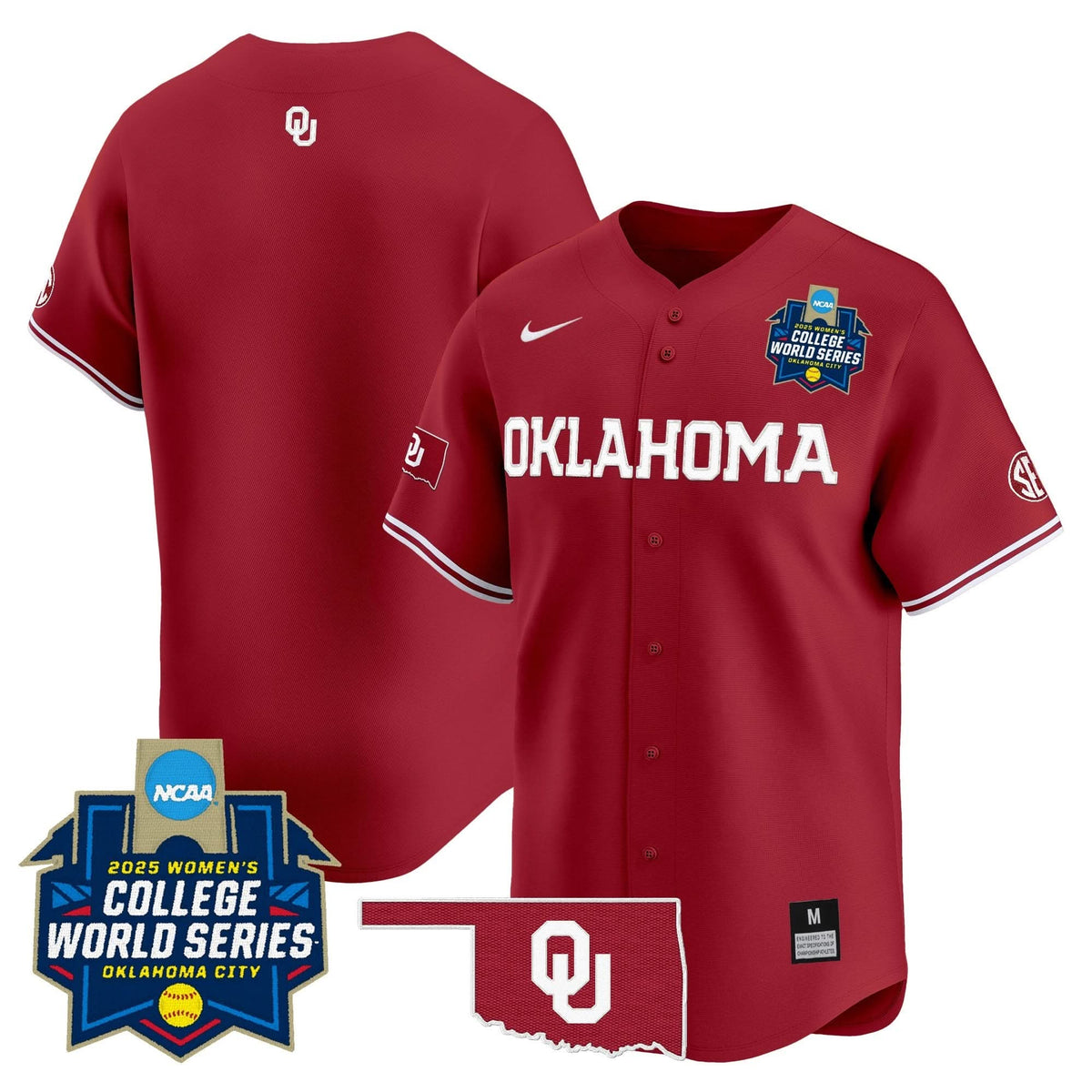 OS Softball 2025 World Series (WCWS) Vapor Premier Limited Jersey - Stitched