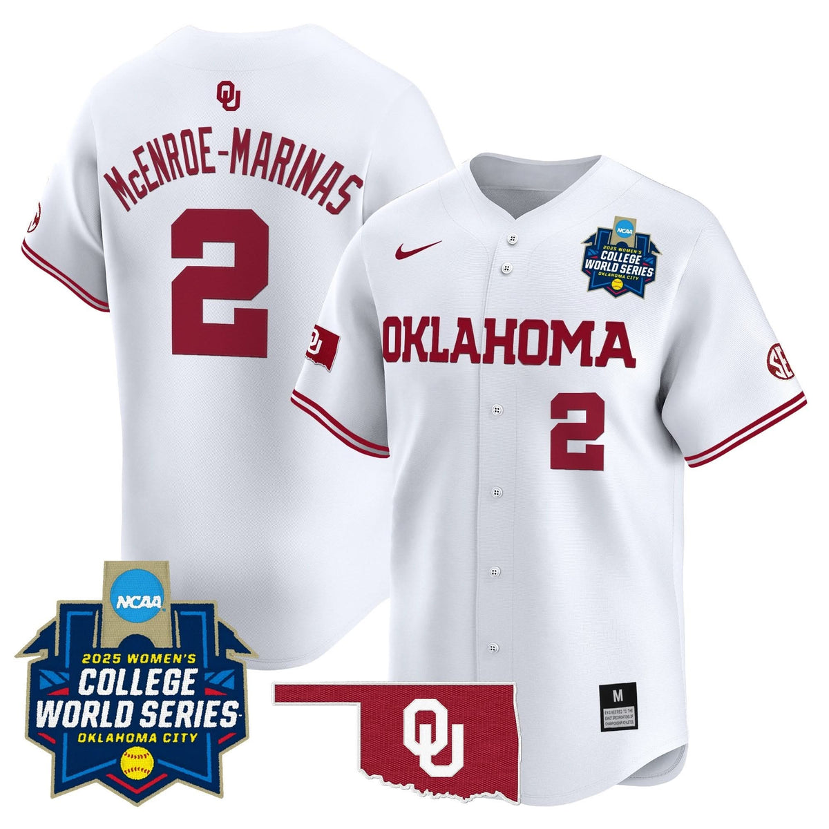 OS Softball 2025 World Series (WCWS) Vapor Premier Limited Jersey - Stitched
