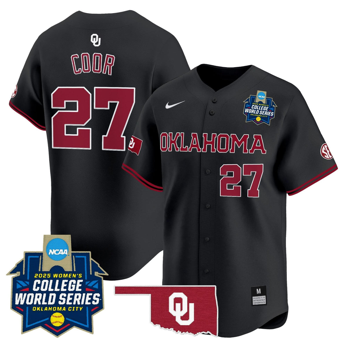 OS Softball 2025 World Series (WCWS) Vapor Premier Limited Jersey - Stitched