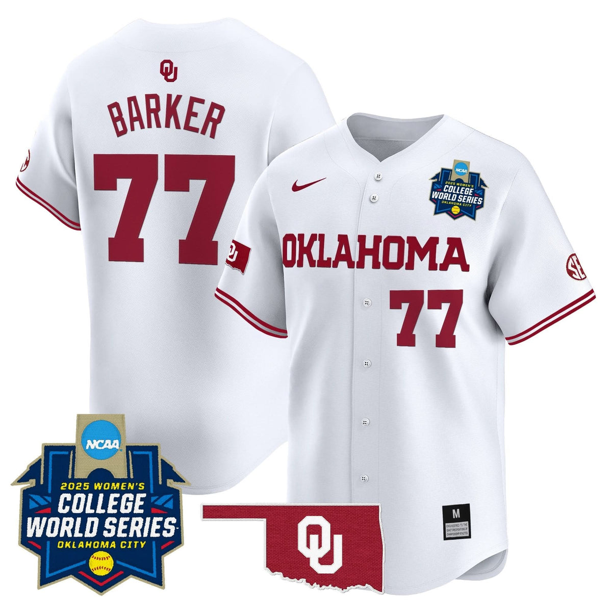 OS Softball 2025 World Series (WCWS) Vapor Premier Limited Jersey - Stitched