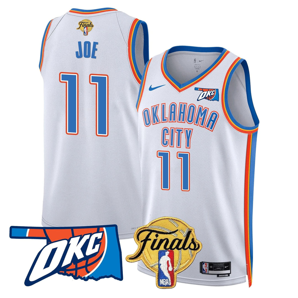 OKC Jersey - Final Patch - Stitched