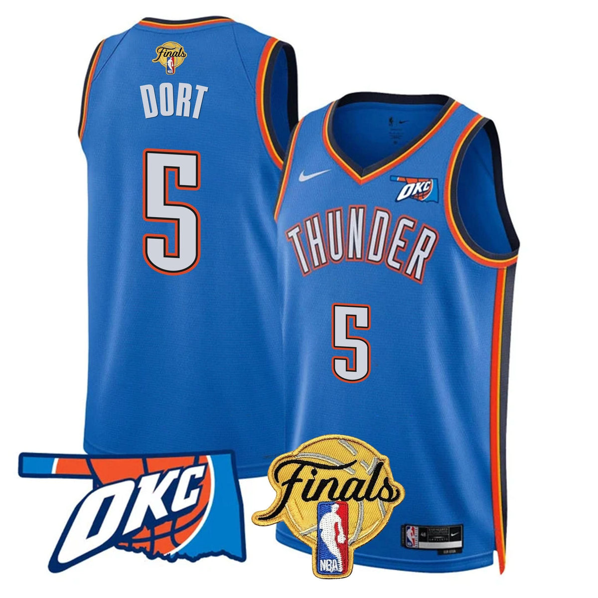 OKC Jersey - Final Patch - Stitched