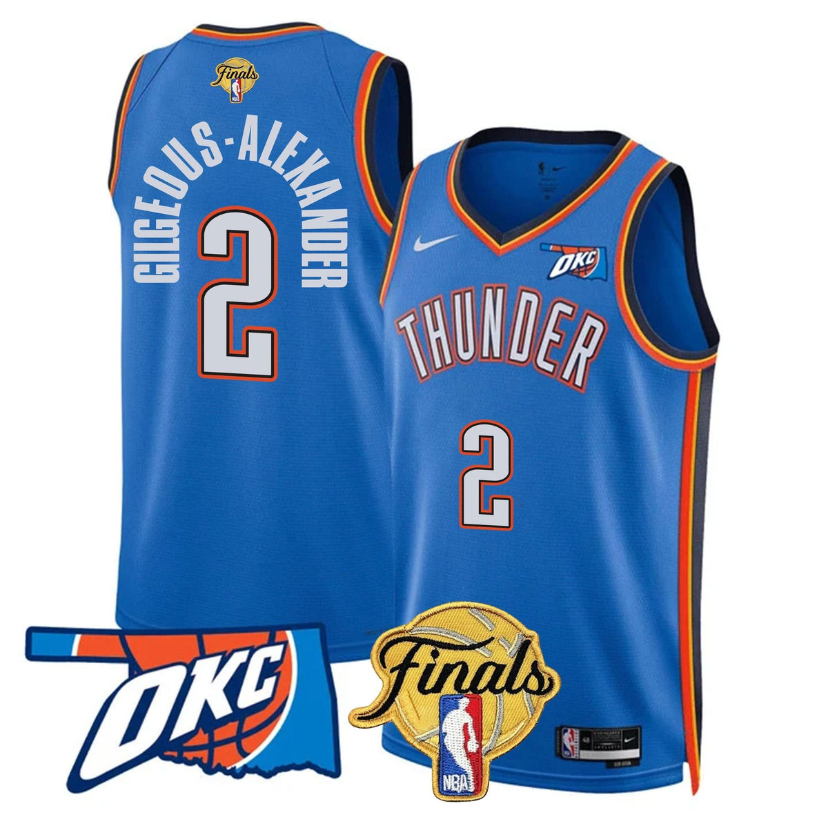 OKC Jersey - Final Patch - Stitched