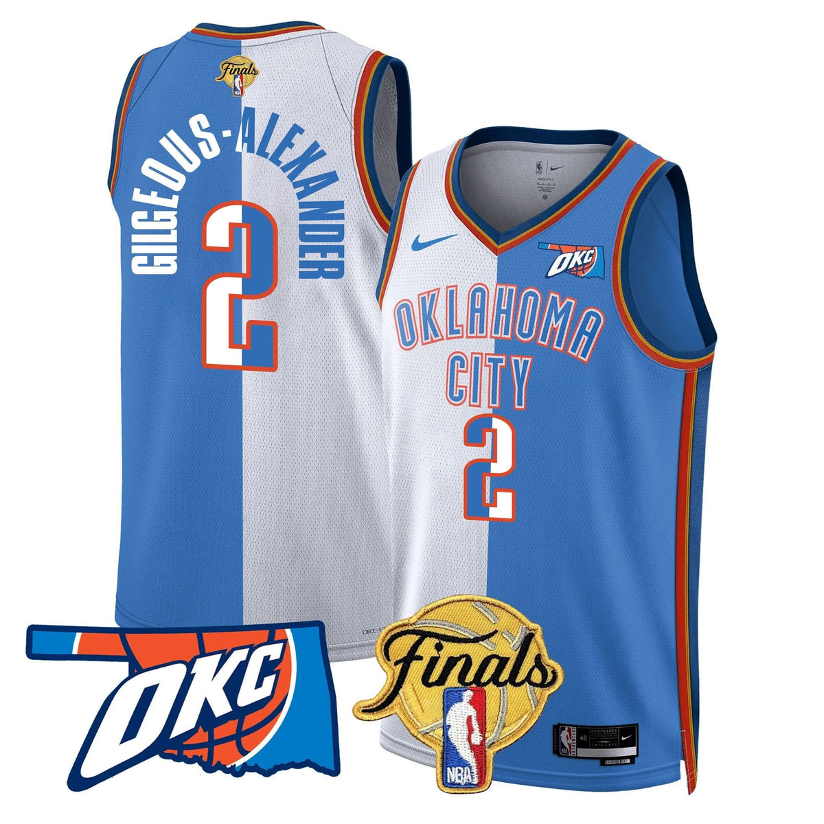 OKC Jersey - Final Patch - Stitched