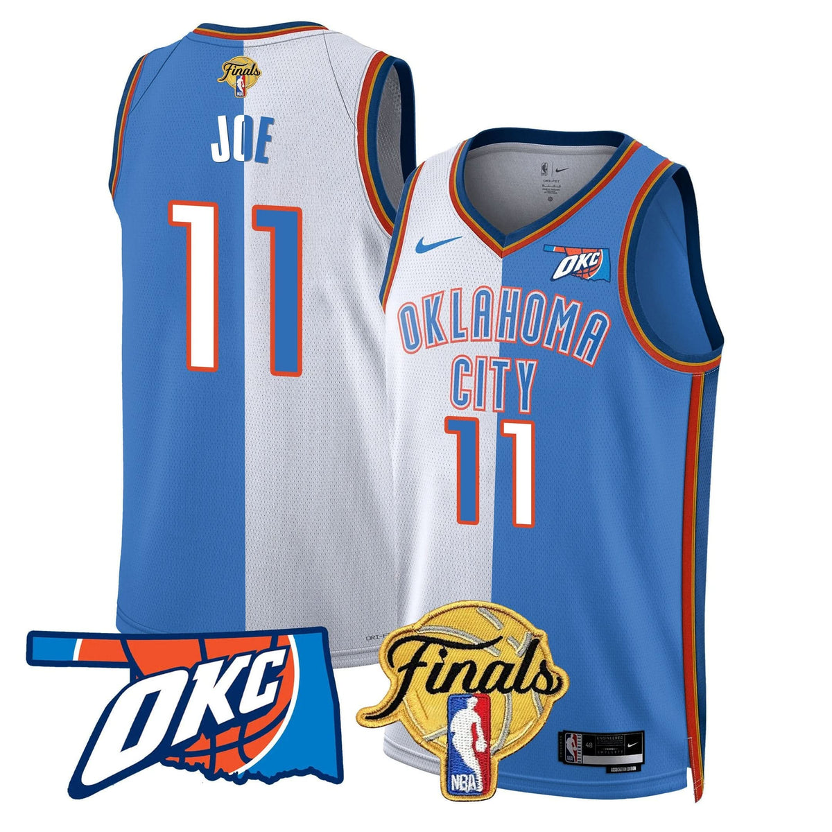 OKC Jersey - Final Patch - Stitched