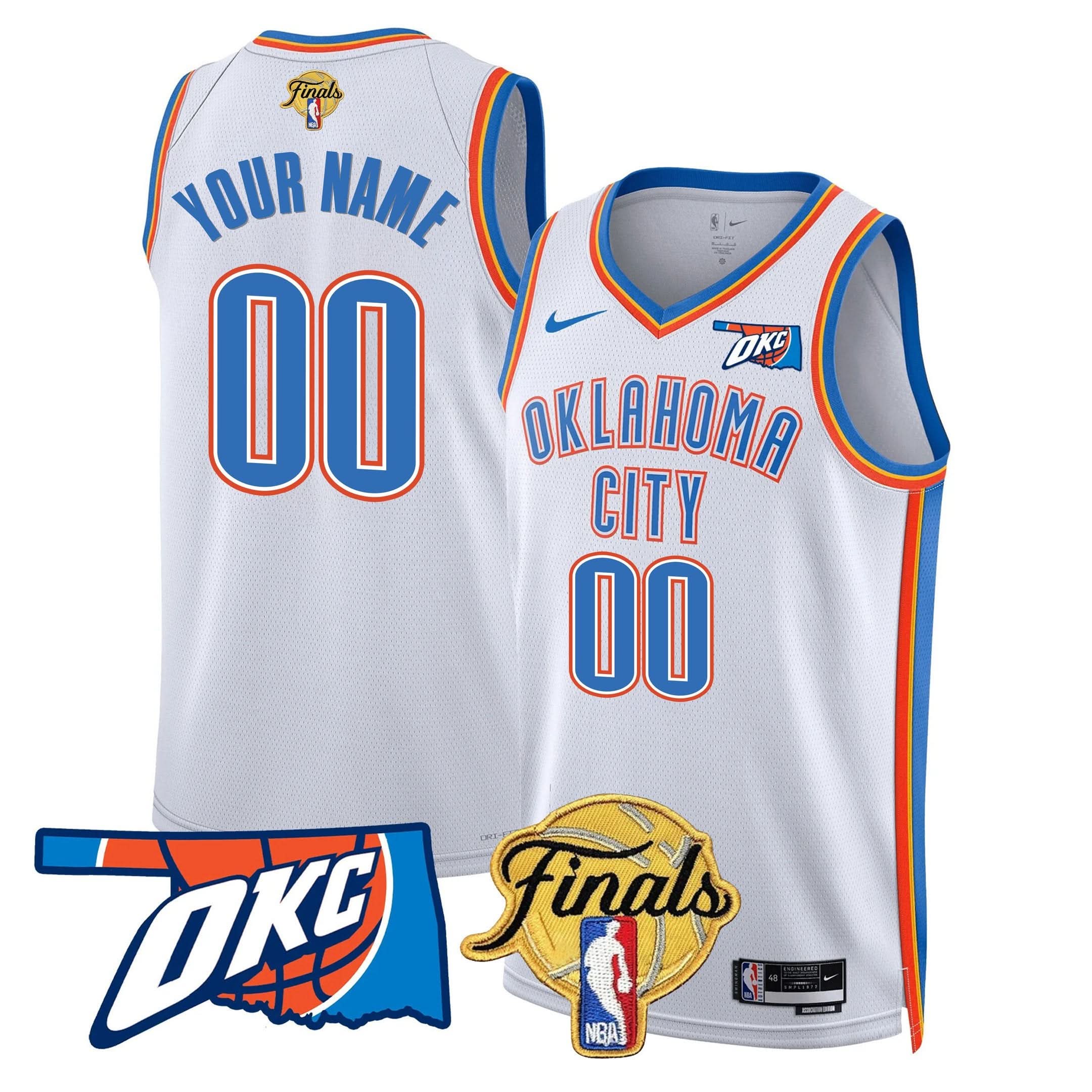 OKC Custom Jersey - Final Patch - Stitched