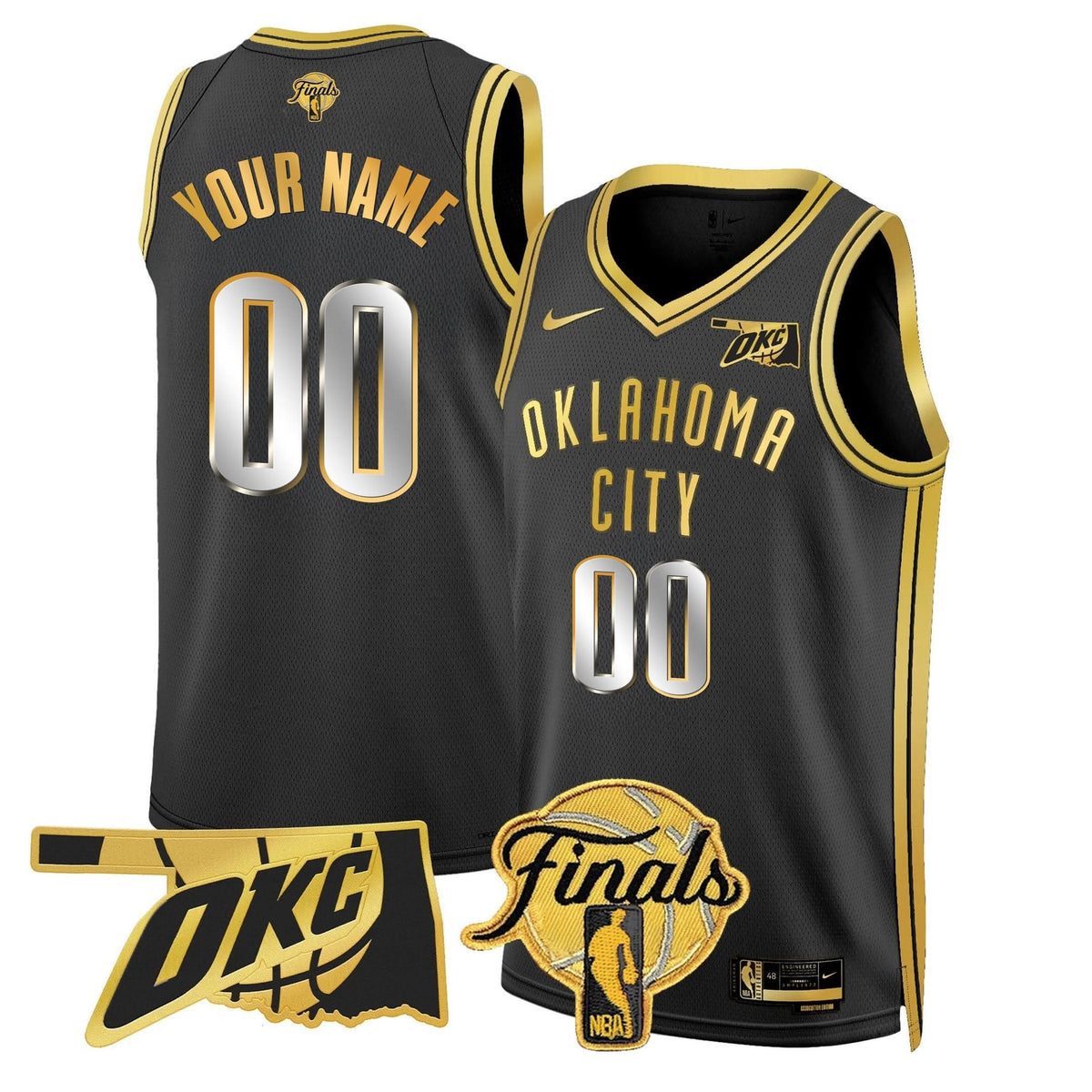OKC Custom Jersey - Final Patch - Stitched